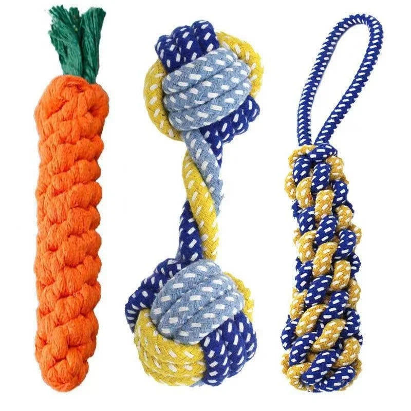 Knot Rope Squeak Toy